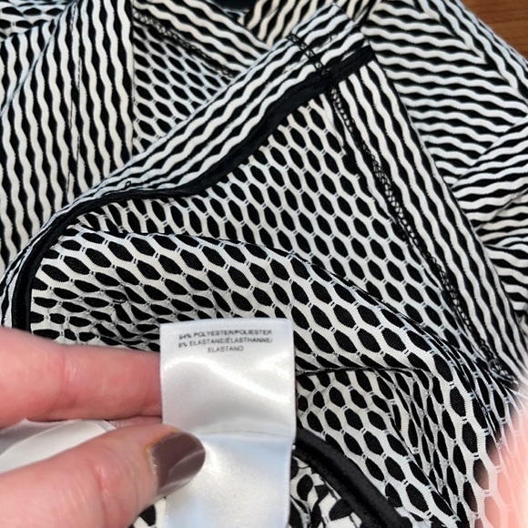 Kasper women’s black and white zip up jacket Size 10 - Picture 10 of 10